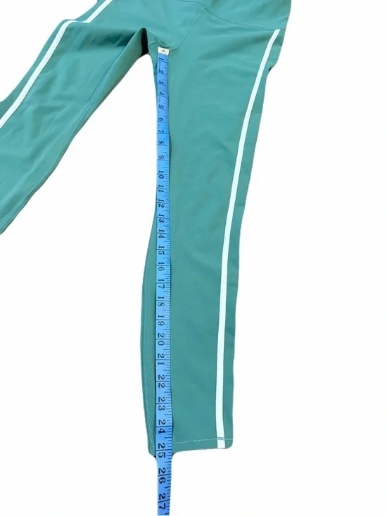 Vuori Women's Track Leggings - Celadon Green / White Piping - Size S - Picture 11 of 11